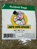 2 BAGS Jim’s Own Spices Rubbed Sage Sausage Seasoning 8 oz Pork Deer