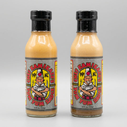 2 Bottles of Chef Kamikazes Yum Sauce Dipping, 12 oz