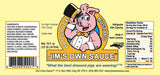 3 BOTTLES Jim’s Own MUSTARD Bar-B-Q Sauce 16oz BBQ Barbecue Pork Beef NC