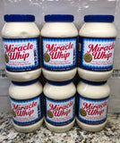 6 Quart Jars Miracle Whip Original Dressing 30 oz Mayonnaise Mayo