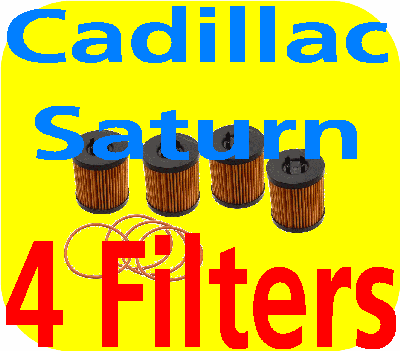 4 Oil Filter for Saturn Vue L Series Cadillac Catera 3.0