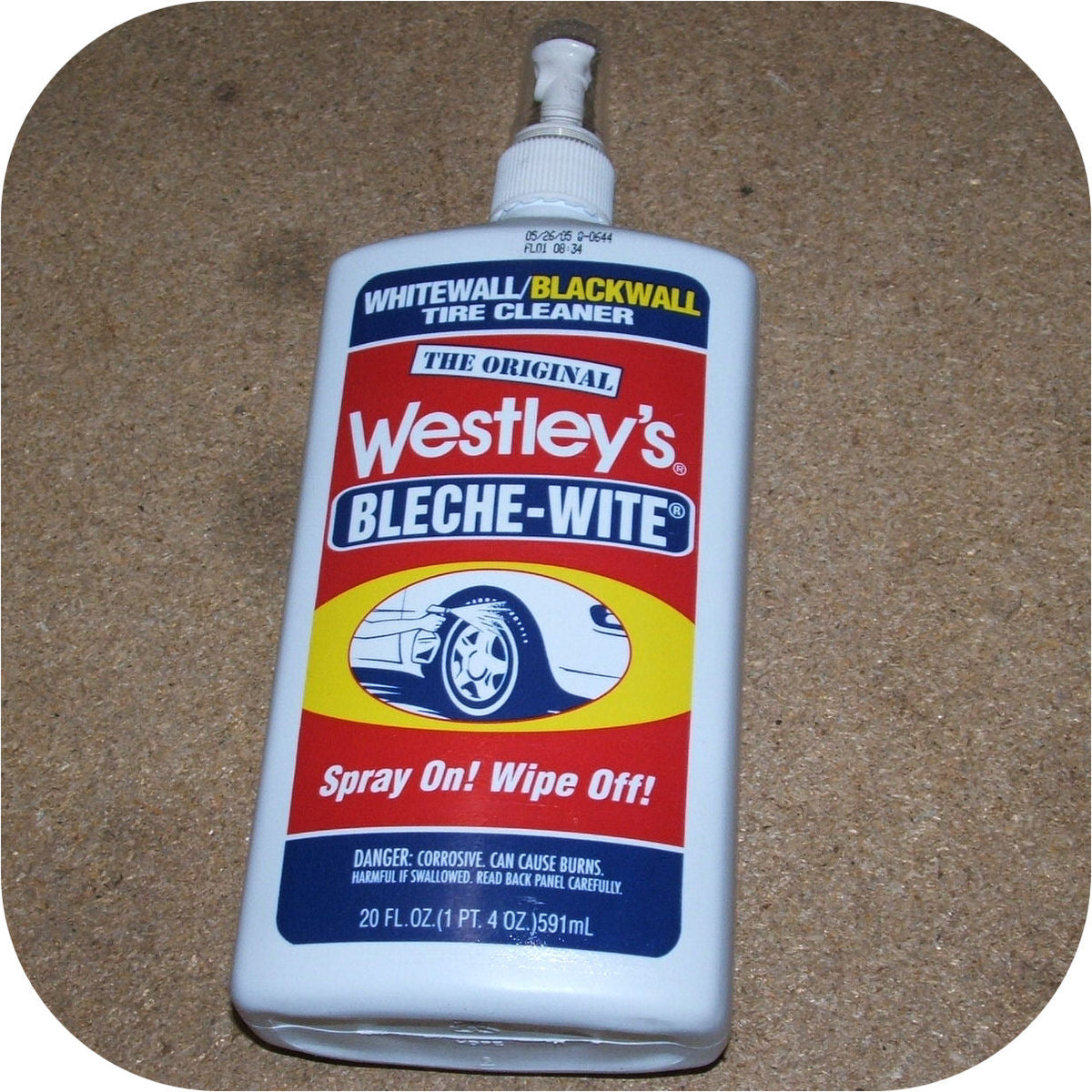 20 oz Westley's Bleach White Tire Cleaner Whitewalls Wheel-0