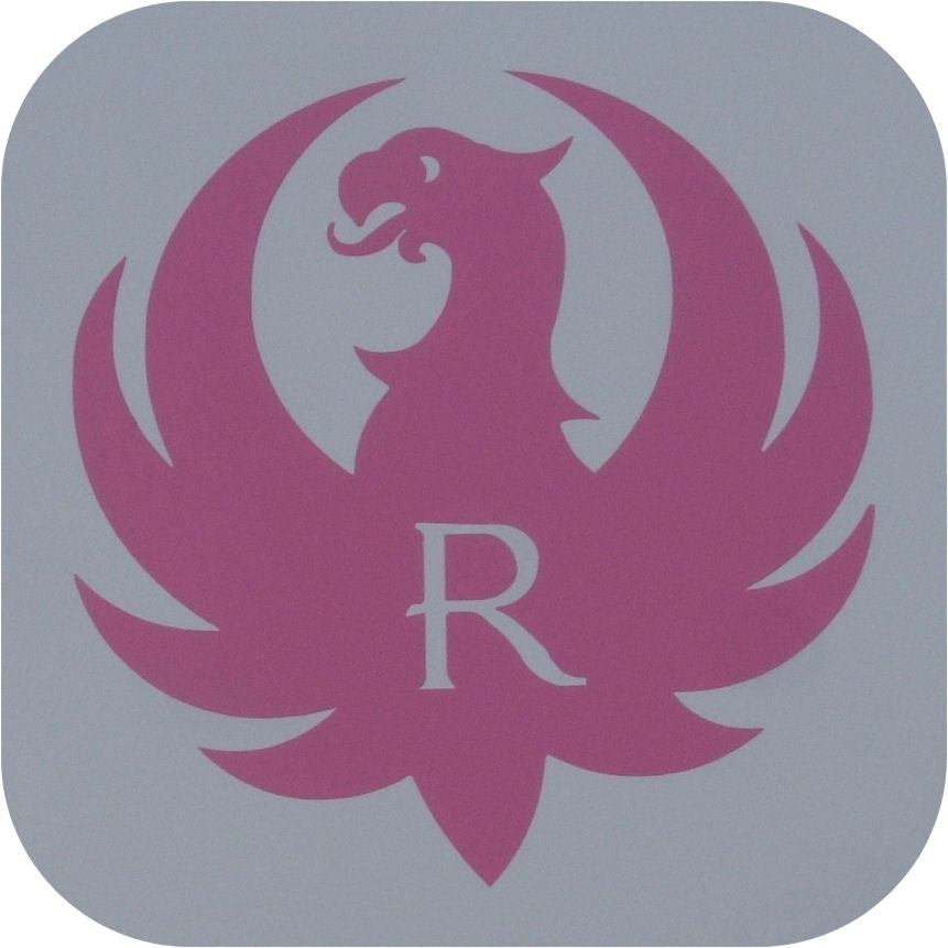 Pink Ruger Vinyl Sticker 10/22 LCP LC9 P89 SP101 9mm 357 38 45 Pistol Gun Sturm-0