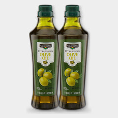 2 Bottles Clover Valley Extra Virgin Olive Oil, 17 fl oz