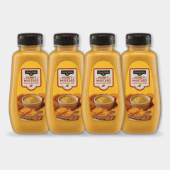 4 Bottles Clover Valley Honey Mustard, 12 oz