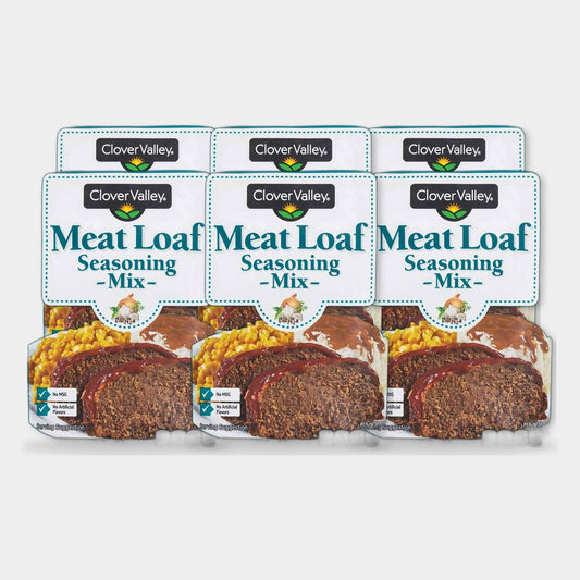 6 Packets Clover Valley Meat Loaf Seasoning Mix, 1.25 oz