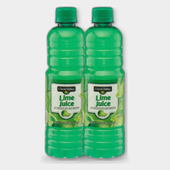 2 Bottles Clover Valley Lime Juice, 16.9 oz