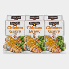 6 Packets Clover Valley Chicken Gravy Mix, 1 oz