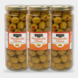 3 Jars Clover Valley Stuffed Green Olives, 7 oz