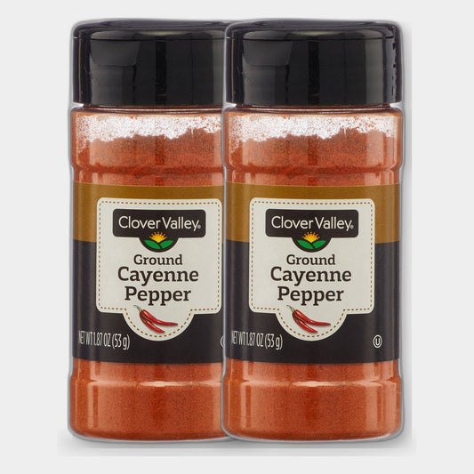 2 Jars Clover Valley Ground Cayenne Pepper, 1.87 oz