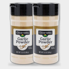 2 Jars Clover Valley Garlic Powder, 3.12 oz