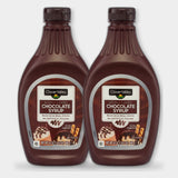 2 Bottles Clover Valley Chocolate Syrup, 24 oz