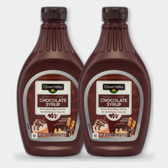 2 Bottles Clover Valley Chocolate Syrup, 24 oz