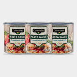3 Jars Clover Valley Flavored Pasta Sauce, Roasted Garlic Herb, 24 oz