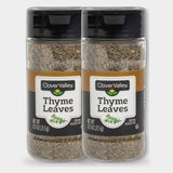 2 Jars Clover Valley Thyme Leaves, 0.75 oz