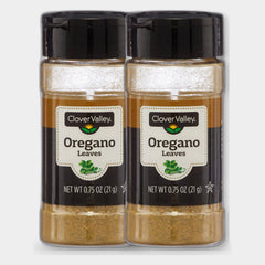2 Jars Clover Valley Oregano Leaves, 0.75 oz