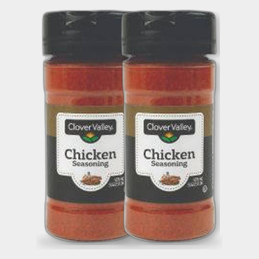 2 Jars Clover Valley Chicken Seasoning, 3.75 oz