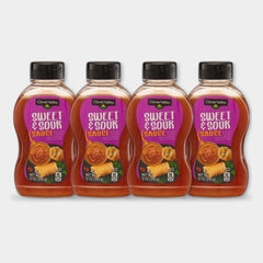 4 Bottles Clover Valley Sweet & Sour Sauce, 13 oz