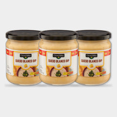 3 Jars Clover Valley Queso Blanco Dip, 15 oz