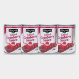 4 Cans Clover Valley Jellied Cranberry Sauce, 14 oz