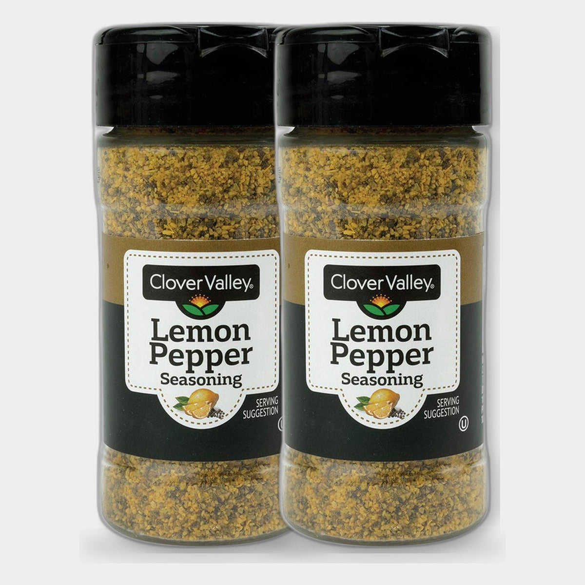 2 Jars Clover Valley Lemon Pepper Seasoning, 3.5 oz