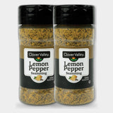 2 Jars Clover Valley Lemon Pepper Seasoning, 3.5 oz