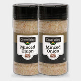2 Jars Clover Valley Minced Onion, 2 oz