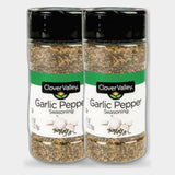 2 Jars Clover Valley Garlic Pepper, 2.5 oz