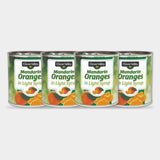 4 Cans Clover Valley Canned Mandarin Oranges, 11 oz