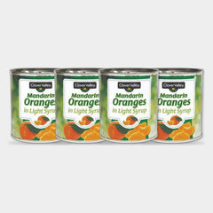 4 Cans Clover Valley Canned Mandarin Oranges, 11 oz