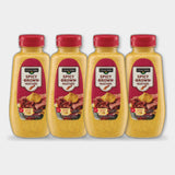 4 Bottles Clover Valley Spicy Brown Mustard, 12 oz