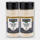 2 Jars Clover Valley Garlic Salt, 5.25 oz