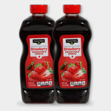 2 Bottles Clover Valley Squeezable Strawberry Spread, 19 oz