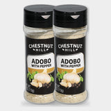2 Jars Chestnut Hill Adobo with Pepper Seasoning, 4 oz