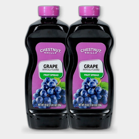 2 Jars Chestnut Hill Grape Jelly, 19 oz