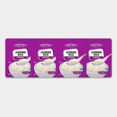 4 Pouches Chestnut Hill Microwaveable Jasmine Rice, 8.8 oz