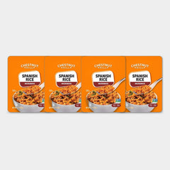 4 Pouches Chestnut Hill Microwaveable Spanish Style Rice, 8.8 oz