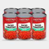 6 Cans Chestnut Hill Petite Diced Tomatoes, 14.5 oz