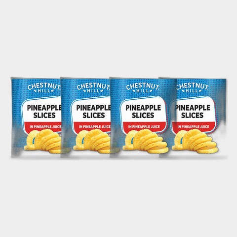 4 Cans Chestnut Hill Pineapple Slices, 20 oz