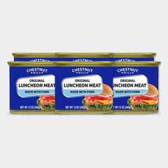 6 Cans Chestnut Hill Pork Luncheon Meat