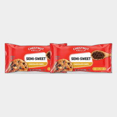 2 Bags Chestnut Hill Semi-Sweet Chocolate Chips, 12 oz