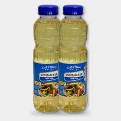 2 Bottles Chestnut Hill Vegetable Oil, 16 fl oz