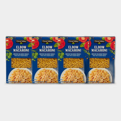 4 Boxes Clover Valley Elbow Macaroni, 16 oz