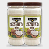 2 Bottles Clover Valley Coconut Oil, 15 oz