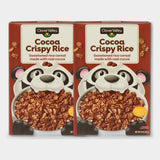 2 Boxes Clover Valley Cocoa Crispy Rice Cereal, 11 oz