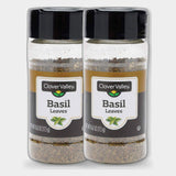 2 Jars Clover Valley Basil Leaves, 0.62 oz