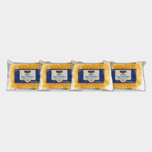 4 Bags Clover Valley Extra Wide Egg Noodles, 12 oz