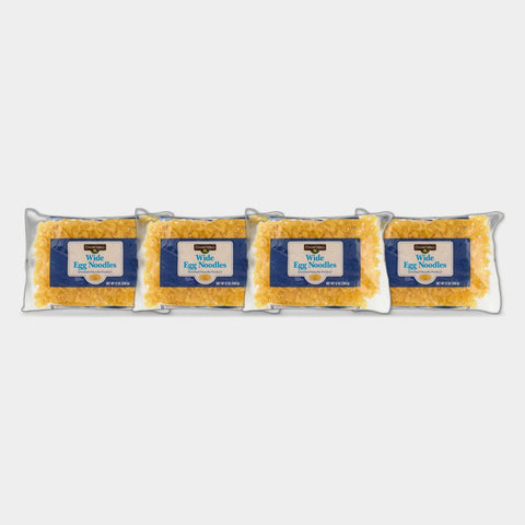 4 Bags Clover Valley Extra Wide Egg Noodles, 12 oz