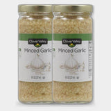 2 Jars Clover Valley Minced Garlic, 8 oz