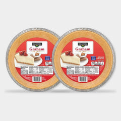 2 Packs Clover Valley Graham Pie Crust, 6 oz